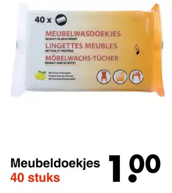 Wibra Meubeldoekjes aanbieding