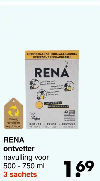 Wibra RENA ontvetter aanbieding