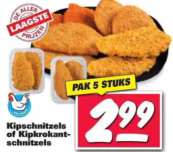 Nettorama Kipschnitzels of Kipkrokant- schnitzels aanbieding