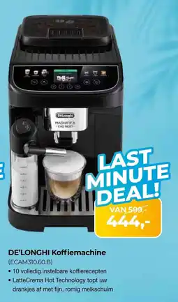 EP Beerepoot De'Longhi Koffiemachine (ECAM310.60.B) aanbieding