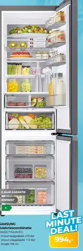 EP Beerepoot SAMSUNG Koelvriescombinatie RB38C776ASR/EF aanbieding