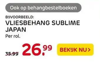 Praxis Vliesbehang Sublime Japan aanbieding