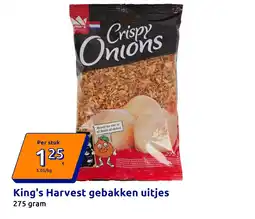 Action King's Harvest gebakken uitjes aanbieding