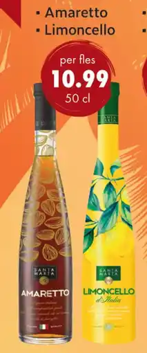 uw topSlijter Santa Maria Amaretto en Limoncello aanbieding