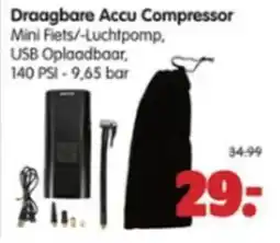 Plentyparts Draagbare Accu Compressor aanbieding