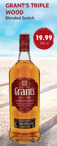 uw topSlijter Grant's Triple Wood aanbieding