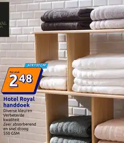 Action Hotel royal handdoek aanbieding