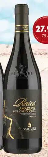 uw topSlijter Sartori Reius Amarone della Valpolicella Classico aanbieding