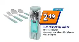 Action Bestekset in koker aanbieding
