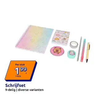 Action Schrijfset aanbieding