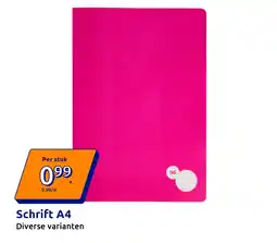 Action Schrift A4 aanbieding