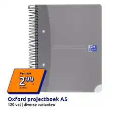 Action Oxford projectboek A5 aanbieding