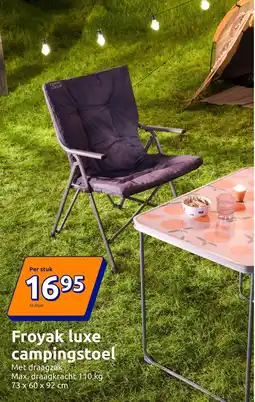 Action Froyak luxe campingstoel aanbieding