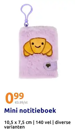 Action Mini notitieboek aanbieding