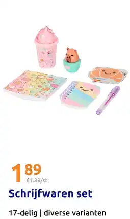 Action Schrijfwaren set aanbieding