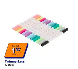 Action Twinmarkers aanbieding