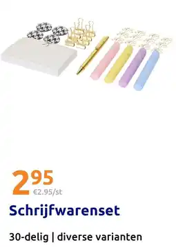 Action Schrijfwarenset aanbieding