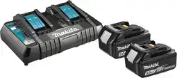 Coolblue Makita LXT 18V 5,0 Ah accu (2x) + snellader + Mbox aanbieding