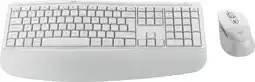 Coolblue Logitech MK880 Signature Comfort Plus Draadloze Toetsenbord en Muis Combo Offwhite QWERTY aanbieding