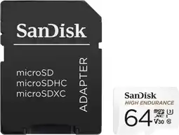 Coolblue Sandisk MicroSDXC High Endurance 64GB 40MB/s aanbieding