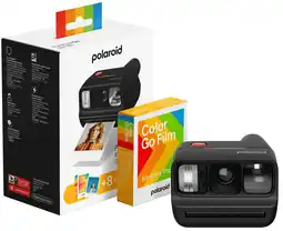 Coolblue Polaroid Go Gen 3 Zwart + Color Film (8 stuks) aanbieding