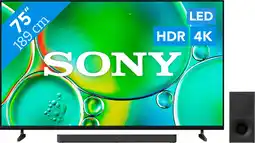 Coolblue Sony Bravia 2 II Led 75 (2026) + Sony HT-S400 aanbieding