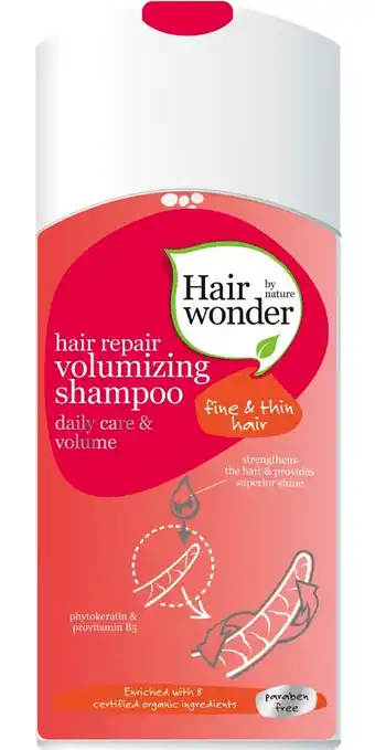 De Online Drogist Hairwonder Hair Repair Volumizing Shampoo 200ML aanbieding