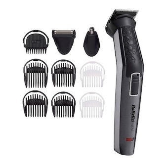Expert Babyliss MT727E 10 in 1 Carbon Titanium Multi Trimmer Zwart aanbieding