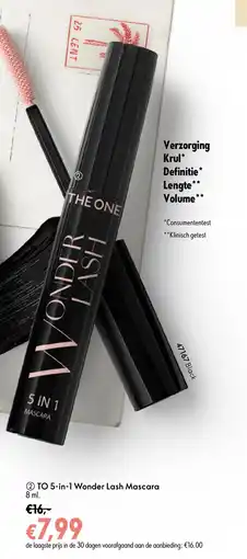 Oriflame TO 5-in-1 Wonder Lash Mascara aanbieding