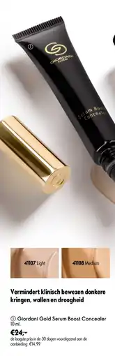 Oriflame Giordani Gold Serum Boost Concealer aanbieding