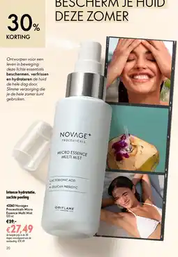 Oriflame Novage+ Proceuticals Micro Essence Multi Mist aanbieding
