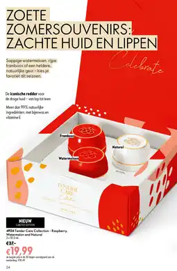 Oriflame Oriflame Tender Care Collection - Raspberry, Watermelon and Natural aanbieding