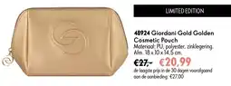 Oriflame Giordani Gold Golden Cosmetic Pouch aanbieding