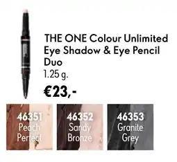 Oriflame THE ONE Colour Unlimited Eye Shadow & Eye Pencil Duo aanbieding