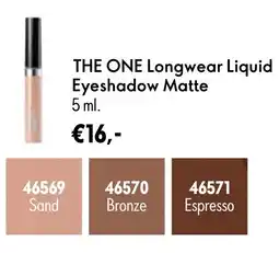Oriflame THE ONE Longwear Liquid Eyeshadow Matte aanbieding