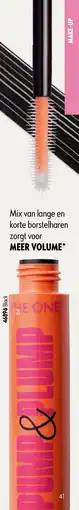Oriflame THE ONE Pump & Plump Mascara aanbieding