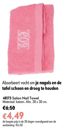 Oriflame BOS Salon Nail Towel aanbieding