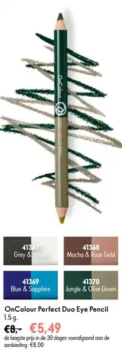 Oriflame OnColour Perfect Duo Eye Pencil aanbieding