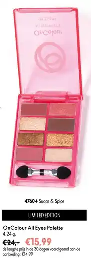 Oriflame OnColour All Eyes Palette aanbieding
