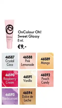 Oriflame OnColour Oh! Sweet Glossy aanbieding