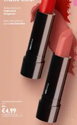 Oriflame OnColour Matte Lipstick aanbieding