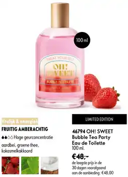 Oriflame 46794 OH! SWEET Bubble Tea Party Eau de Toilette aanbieding
