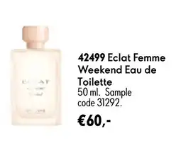 Oriflame oriflame eclat femme weekend eau de toilette aanbieding