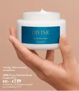 Oriflame oriflame divine perfumed body cream aanbieding