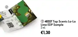Oriflame 48327 Top Scents La-La Lime EDP Sample aanbieding