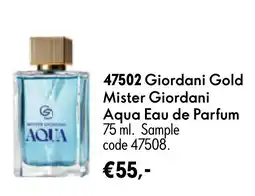 Oriflame Giordani Gold Mister Giordani Aqua Eau de Parfum aanbieding