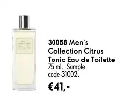 Oriflame 30058 Men's Collection Citrus Tonic Eau de Toilette aanbieding