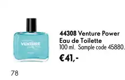 Oriflame venture power eau de toilette aanbieding