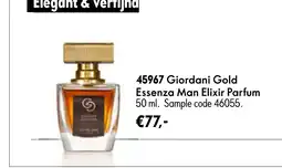 Oriflame Giordani Gold Essenza Man Elixir Parfum aanbieding