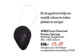 Oriflame 47522 Drop Charcoal Konjac Sponge aanbieding
